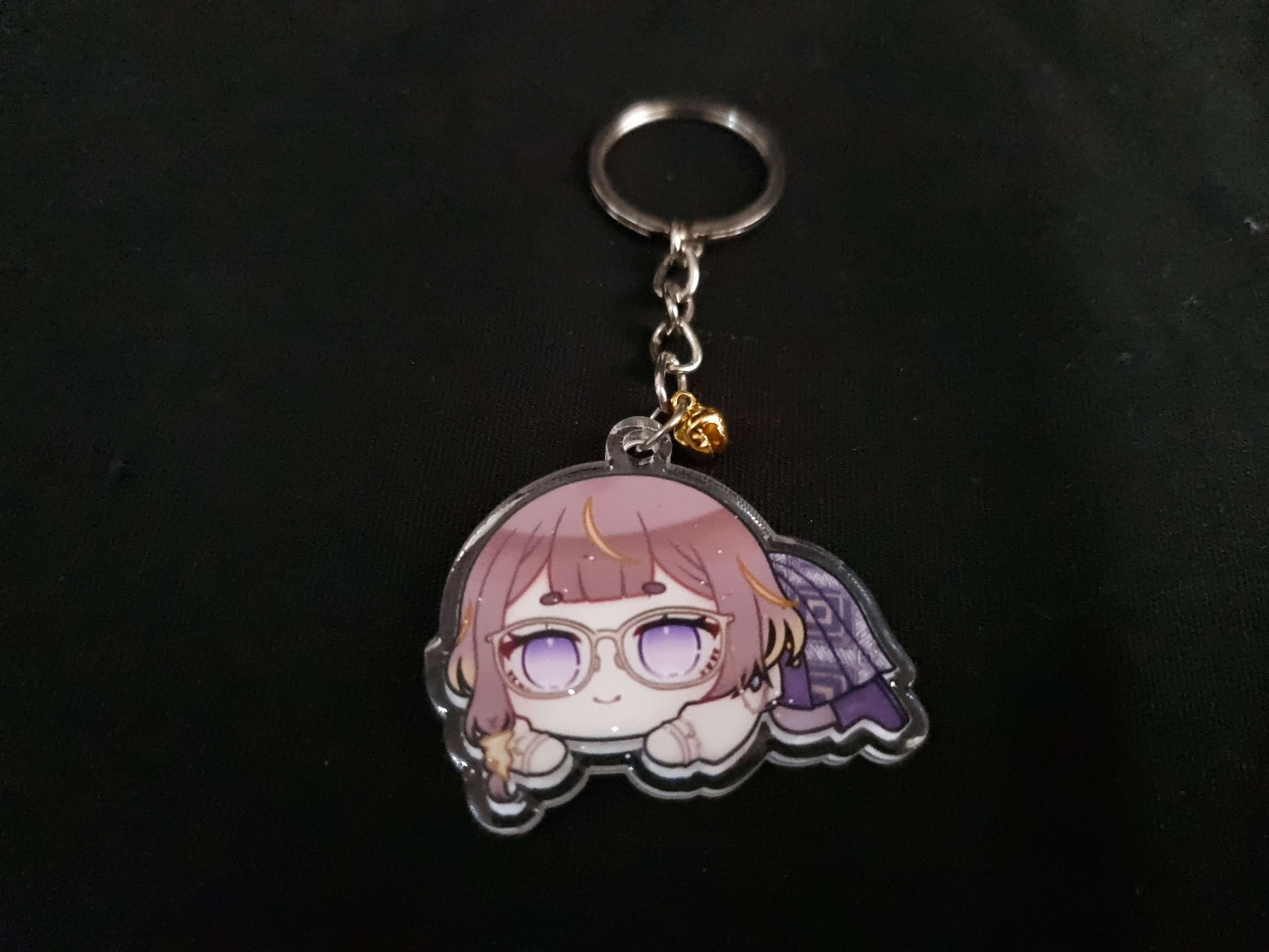 [Hololive ID] Anya Batik Epoxy Coated Keychain