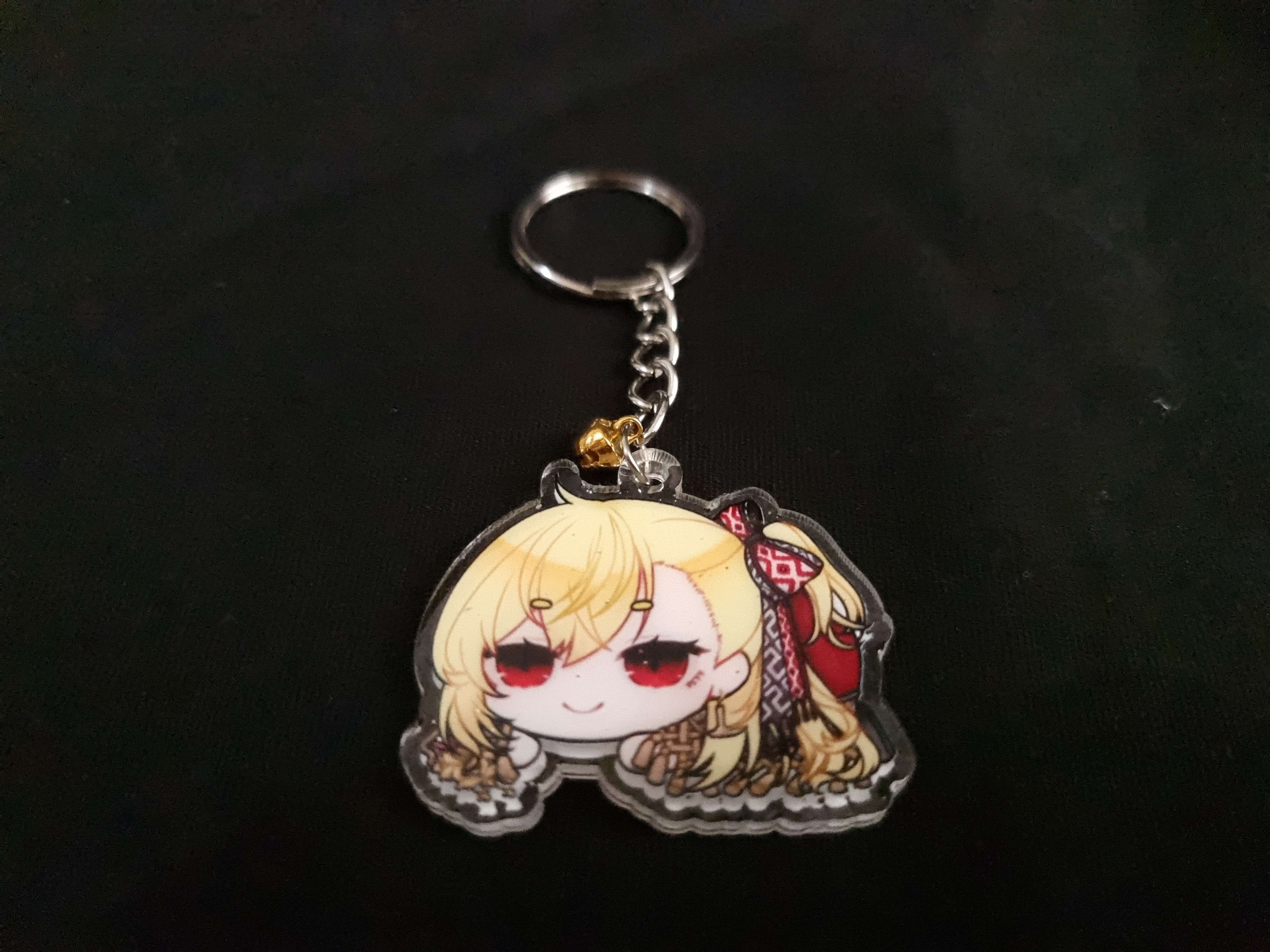 [Hololive ID] Kaela Batik Epoxy Coated Keychain
