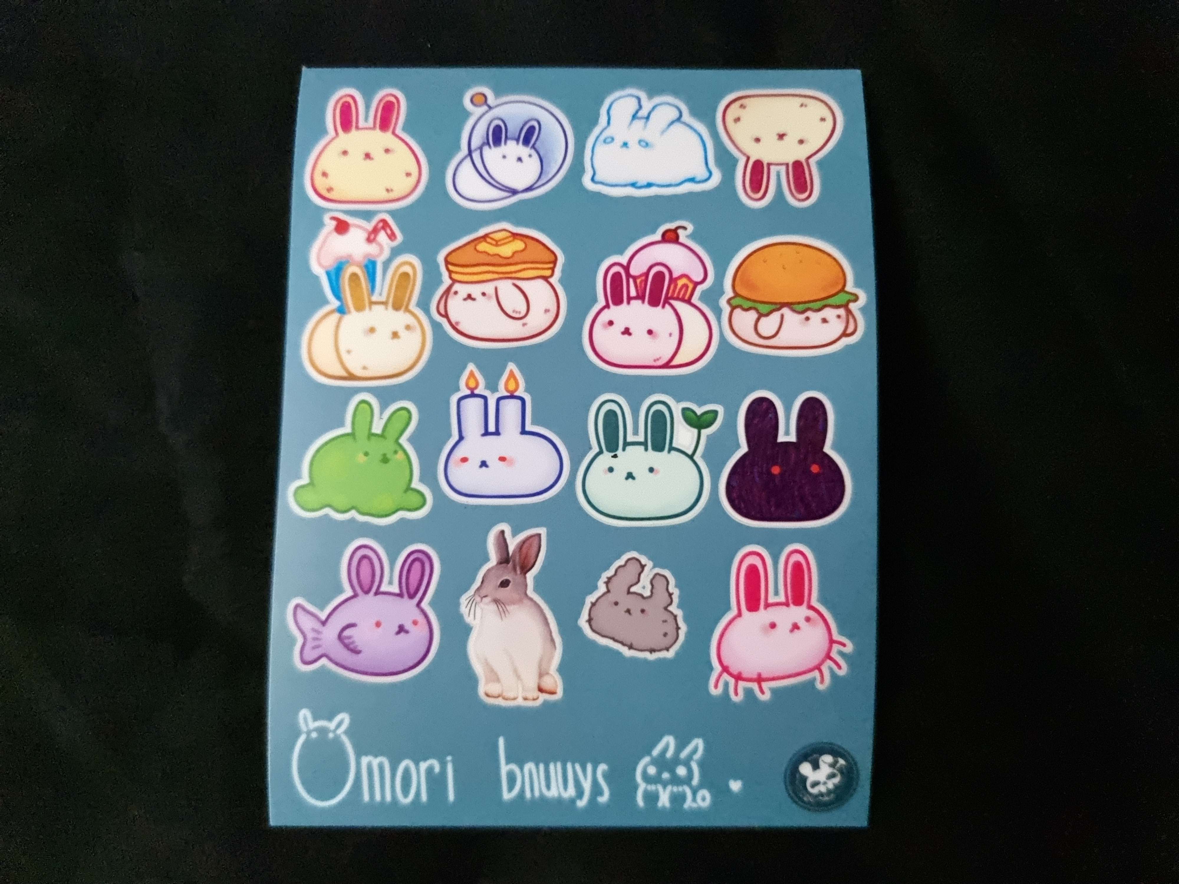 [Omori] Omori Bnuuys Sticker Sheet